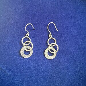 INSIRANZA STERLING SILVER DANGLE EARRINGS